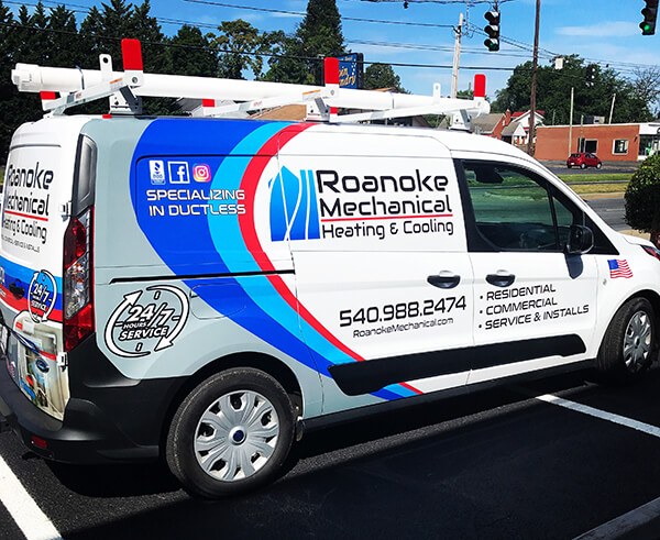 Roanoke Mechanical Service Van