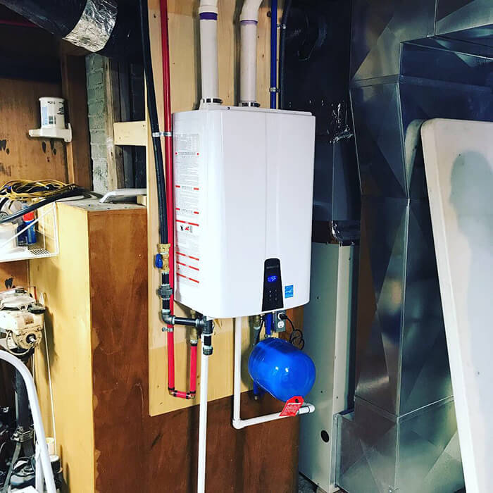 Navian Tankless Water Heater Installations in Roanoke